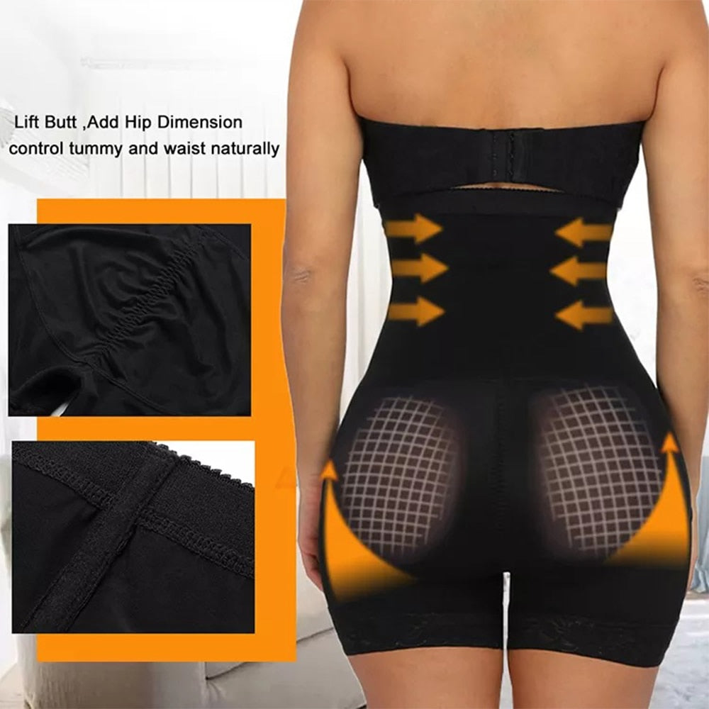 Fajas Colombianas Shapewear for Women Tummy Control Full Body Shaper Butt Lifter Waist Trainer Bodysuits Open Bust