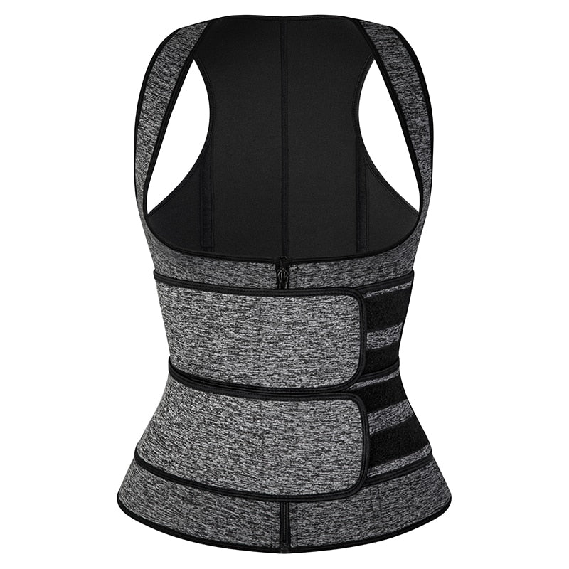 Women Waist Trainer Vest Corset Sauna Sweat Suit Compression Shirt Slimming Body Shaper Workout