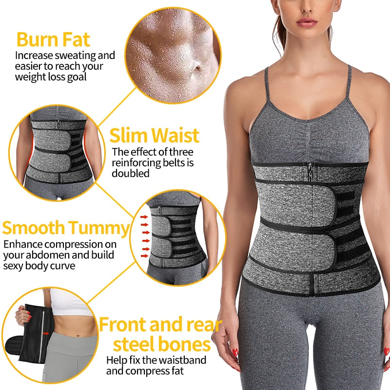 Neoprene Waist Trainer Belt for Women Weight Loss Body Shaper Slimmer Shapewear