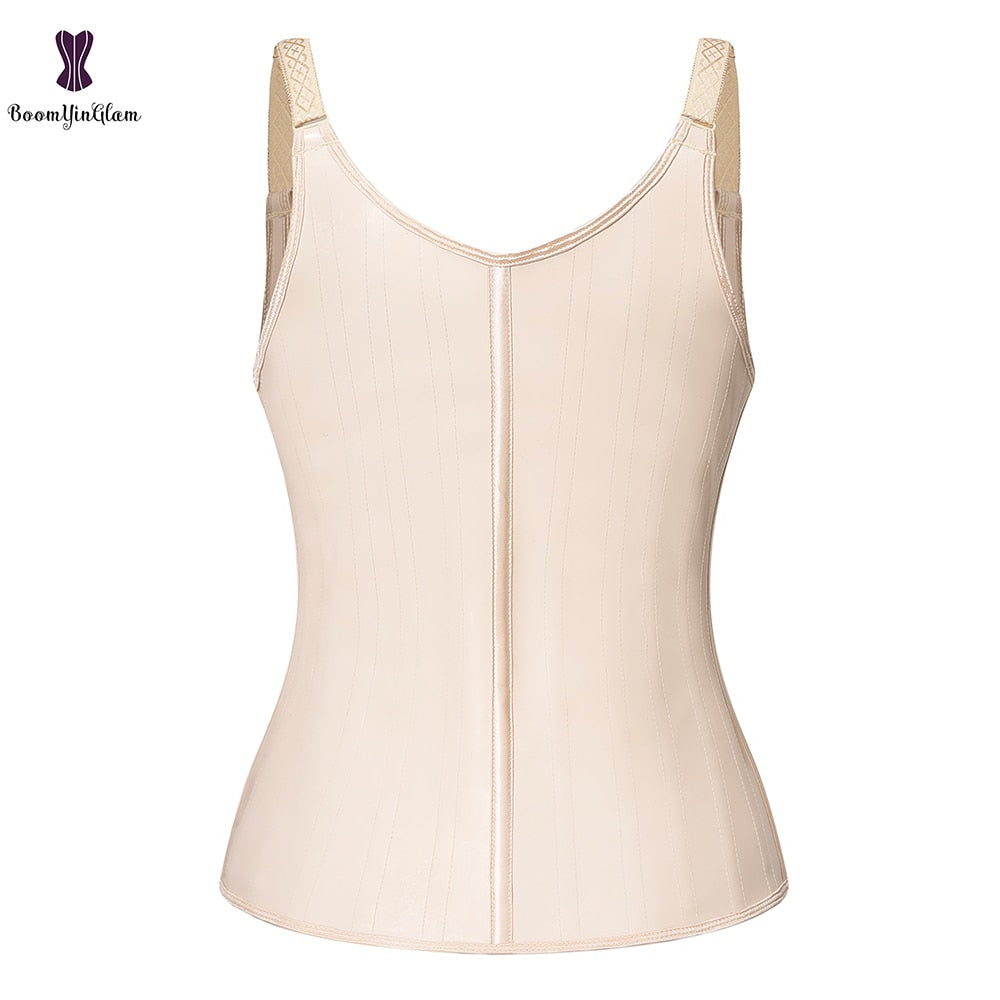 Women's Underbust Corset Adjustable Waist Trainer cincher Steel Boned Body Shaper