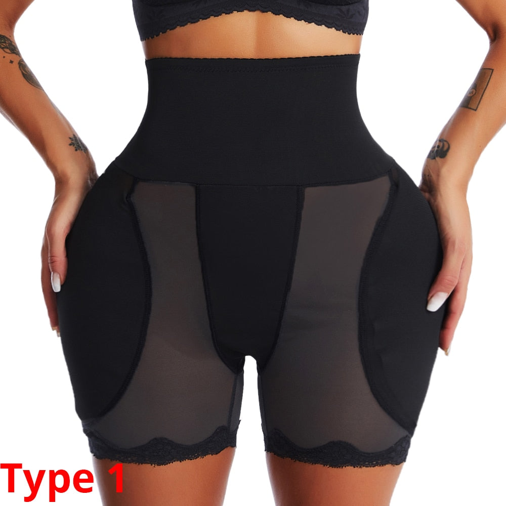Butt Lifter Shapewear High Waist Tummy Control Hip Padded Panties Shapewear High Waist Trainer for Women