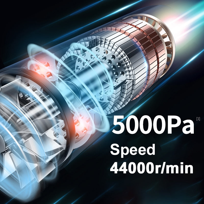 Baseus Car Vacuum Cleaner Wireless 5000Pa Handheld Mini Vacuum Cleaner for Car Home Desktop