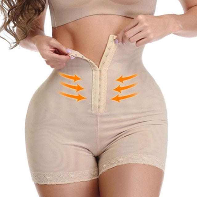 Fajas Colombianas Shapewear for Women Tummy Control Full Body Shaper Butt Lifter Waist Trainer Bodysuits Open Bust