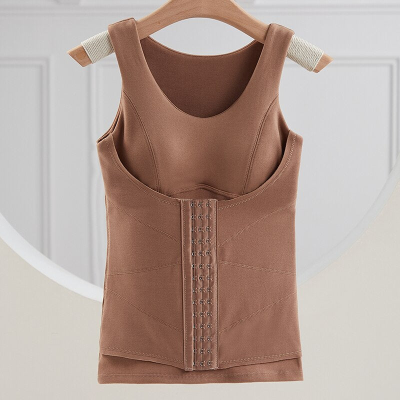 Shapewear for Women Tummy Control Underwear Body Shaper Tops with Bra Women Waist Trainer