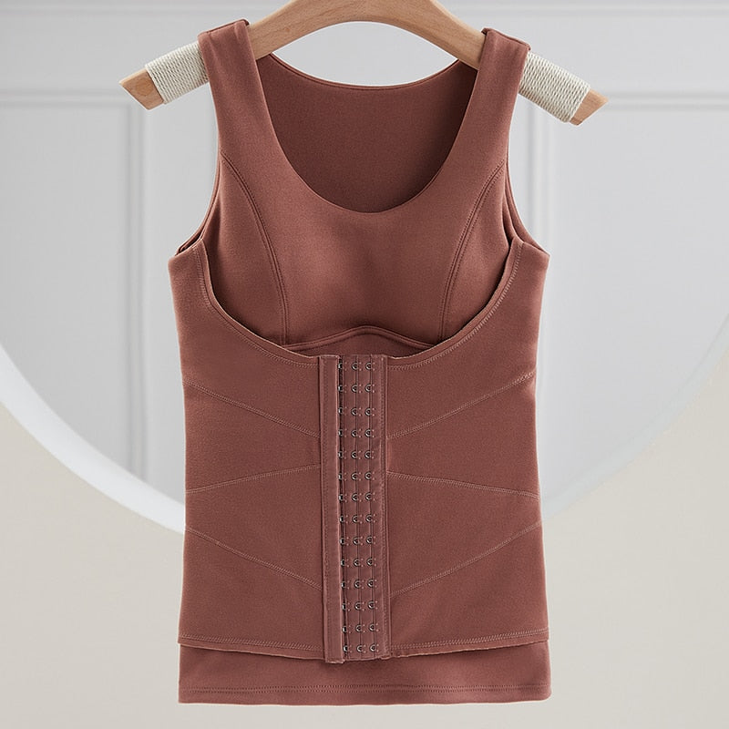 Shapewear for Women Tummy Control Underwear Body Shaper Tops with Bra Women Waist Trainer