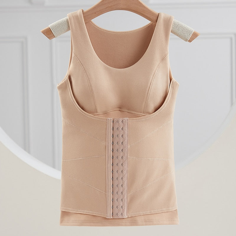 Shapewear for Women Tummy Control Underwear Body Shaper Tops with Bra Women Waist Trainer