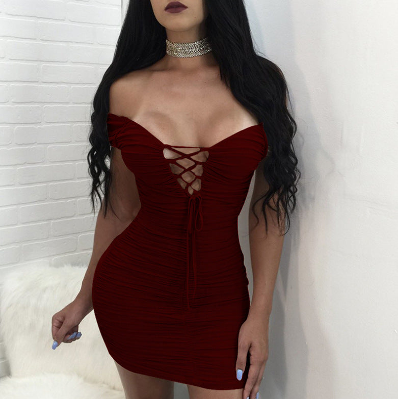 Women 'S Sexy Deep V Plunge Sleeveless Cut Out Bodycon Bandage Cocktial Party Dresses